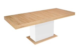 Table extensible Tania - Naturel et blanc