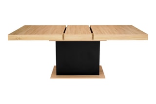 Table extensible Tania - Naturel et noir