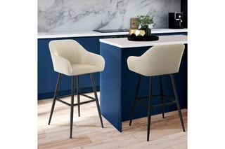 2 tabourets de bar Ariana - 47 x 93 x 46 cm