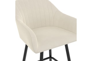 2 tabourets de bar Ariana - 47 x 93 x 46 cm