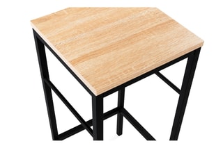 2 tabourets de bar Memphis - 32 x 67 x 32 cm