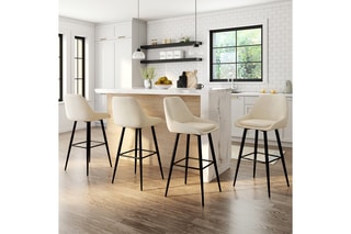 4 tabourets de bar Olivia - 44 x 92 x 46 cm