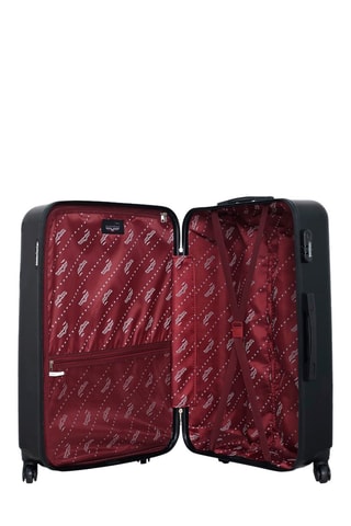 Set de 3 valises Détroit (S/M/L) - 55/65/75 cm  - Noir