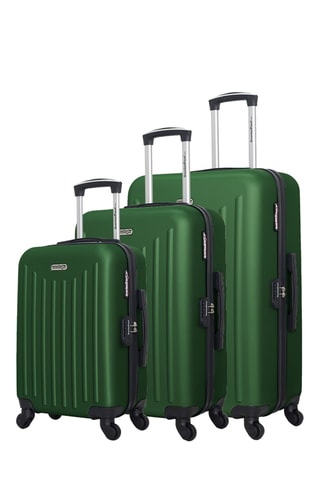 Set de 3 valises Brooklyn (S/M/L) - 55/65/75 cm  - Vert