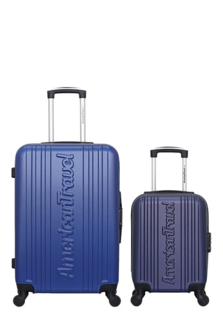 Valise XXS et valise semaine Springfield (XXS/M) - 46/65 cm - Bleu marine