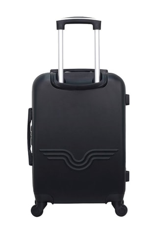 Valise cabine et valise semaine Queens - 55/65 cm  - Argenté et noir