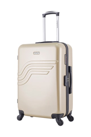 Valise semaine et valise cabine Detroit - 65/55 cm - Beige