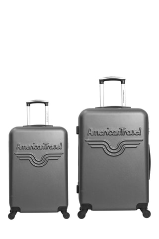 Valise cabine et valise semaine Chelsea - 55/65 cm - Gris