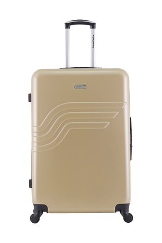 Valise cabine et grand volume Detroit - 55/75 cm - Beige