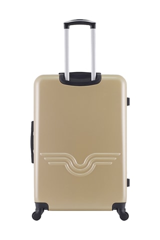 Valise cabine et grand volume Detroit - 55/75 cm - Beige