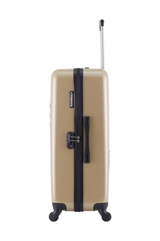 Valise cabine et grand volume Detroit - 55/75 cm - Beige