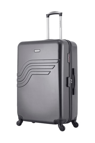 Valise cabine et grand volume Detroit  - 75/55 cm - Noir