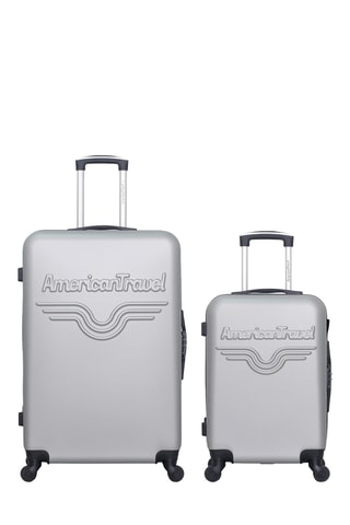 Valise cabine et grand volume Chelsea - 55/75 cm - Gris