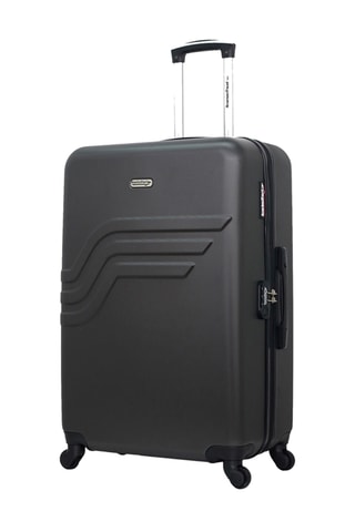 Valise cabine et grand volume Queens  - 55/75 cm - Noir