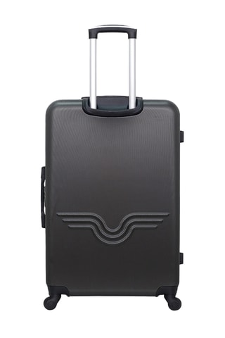 Valise cabine et grand volume Queens  - 55/75 cm - Noir