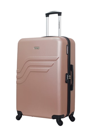 Valise cabine et grand volume Queens - 55/75 cm - Rose