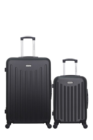 Valise cabine et valise grand volume Brooklyn (S/L) - 55/75 cm  - Noir