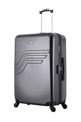 Valise cabine et grand volume Detroit  - 55/75 cm - Noir