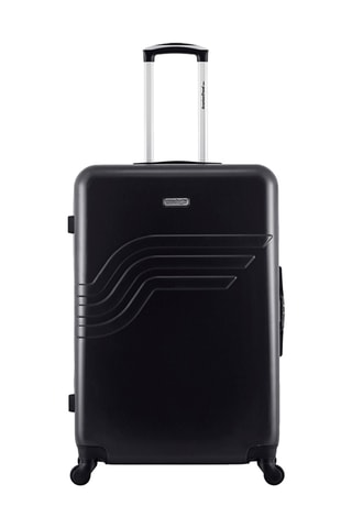 Valise cabine et grand volume Detroit  - 55/75 cm - Noir