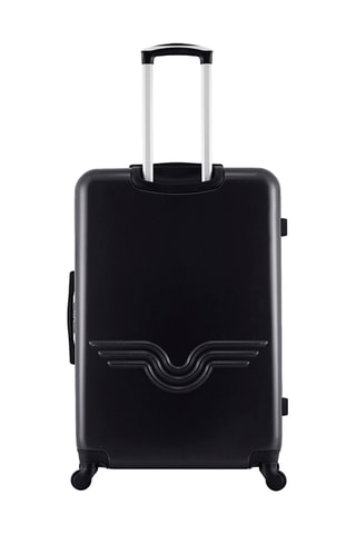 Valise cabine et grand volume Detroit  - 55/75 cm - Noir