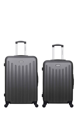 Valise semaine et valise grand volume Brooklyn - 65/75 cm  - Gris