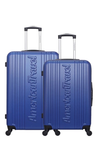 Valise semaine et valise grand volume Springfield (M/L) - 65/75 cm  - Bleu