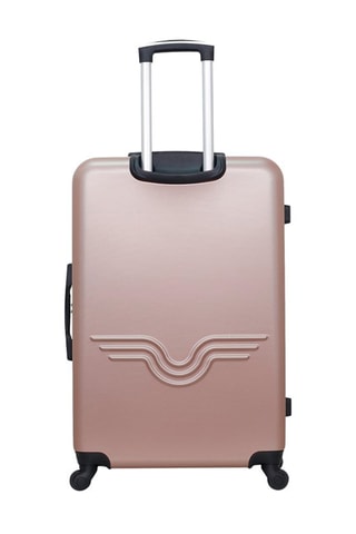 Valise semaine et valise grand volume Chelsea (M/L) - 65/75 cm  - Noir, rose, doré et argenté