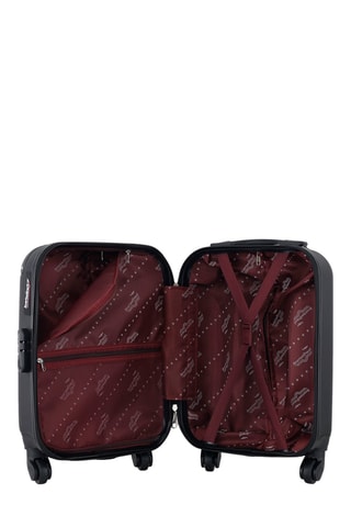  Valise cabine low cost Budapest (XS) - 46 cm  - Noir et argenté