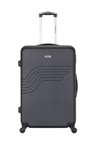 Set de 3 valises Queens (S/M/L) - 55/65/75 cm  - Noir