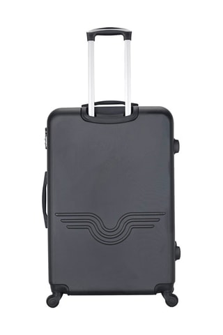 Set de 3 valises Queens (S/M/L) - 55/65/75 cm  - Noir