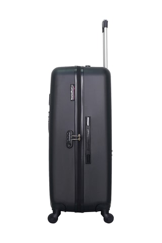 Valise grand volume et valise cabine low-cost Chelsea  - 75/46 cm - Noir