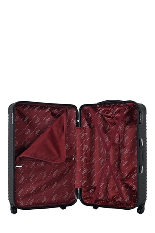  Valise grand volume Memphis (L) - 75 cm  - Noir et argenté