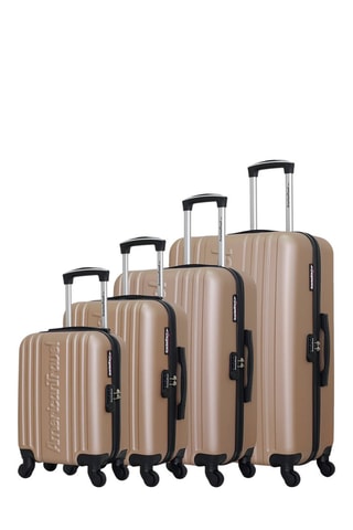 Set de 4 valises Springfield-M (XS/S/M/L) Beige - 46/55/65/75 cm  - Beige