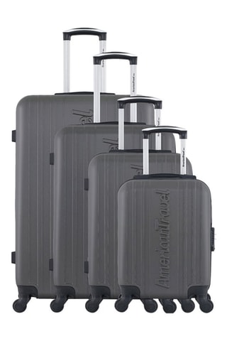 Set de 4 valises Springfield-M (XS/S/M/L) -  Gris - 46/55/65/75 cm - Gris