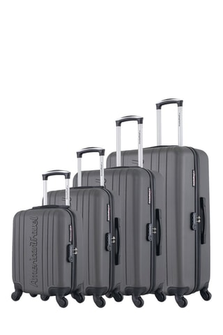 Set de 4 valises Springfield-M (XS/S/M/L) -  Gris - 46/55/65/75 cm - Gris