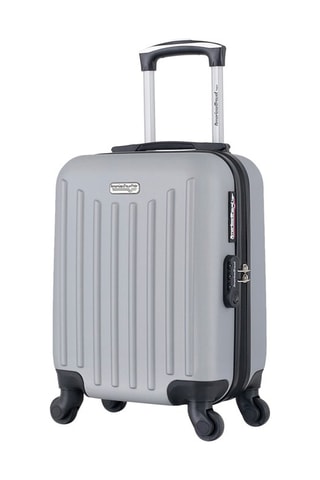 Set de 4 valises Brooklyn-M (XS/S/M/L) - 46/55/65/75 cm  - Argenté, gris et noir