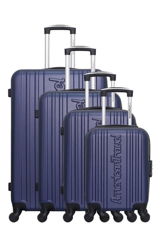 Set de 4 valises Springfield-M (XS/S/M/L) - 46/55/65/75 cm  - Bleu