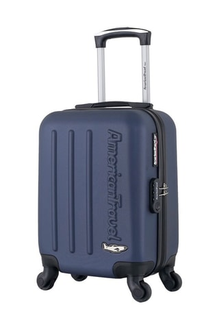 Set de 4 valises Bronx-M (XS/S/M/L) - 46/55/65/75 cm  - Argenté, bleu et noir