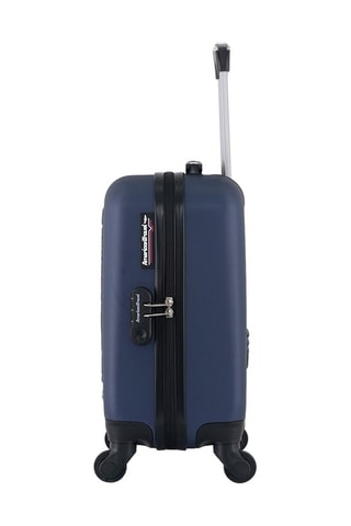 Set de 4 valises Bronx-M (XS/S/M/L) - 46/55/65/75 cm  - Argenté, bleu et noir