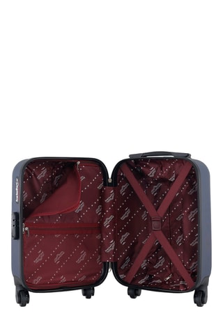 Set de 4 valises Bronx-M (XS/S/M/L) - 46/55/65/75 cm  - Argenté, bleu et noir