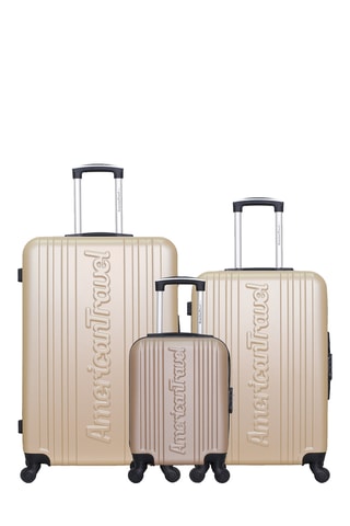 Set de 3 valises Springfield - 75/65/46 cm - Gris