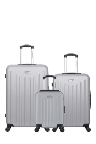 Set de 3 valises Brooklyn - 75/65/46 cm - Gris