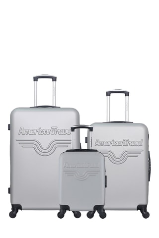 Set de 3 valises Chelsea - 75/65/46 cm - Gris