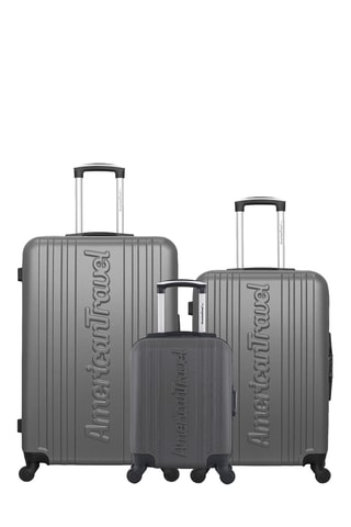 Set de 3 valises Springfield - 75/65/46 cm - Gris
