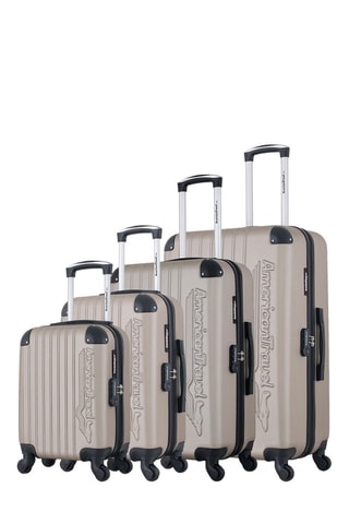 Set de 4 valises Budapest-M (XS/S/M/L) - 46/55/65/75 cm  - Beige