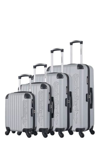 Set de 4 valises Budapest-M (XS/S/M/L) - 46/55/65/75 cm  - Gris