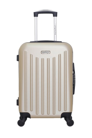 Valise cabine Brooklyn (S) - 50 cm  - Noir, doré et argenté
