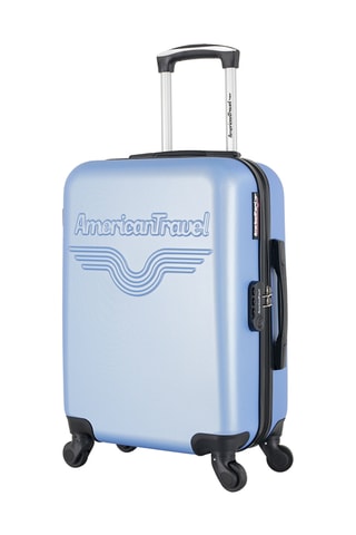 Valise Chelsea (S)  - 55 cm - Noir et bleu