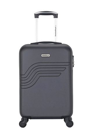 Valise cabine Queens (S) - 55 cm  - Noir et argenté