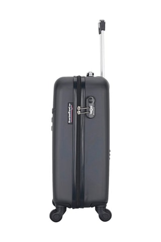 Valise cabine Queens (S) - 55 cm  - Noir et argenté